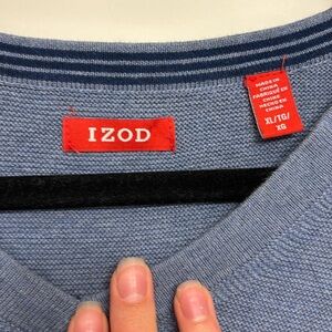 Men’s (or Women’s) IZOD XL v-neck sweater in blue